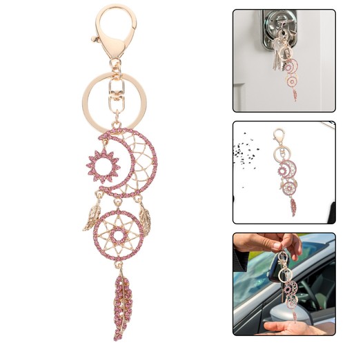 Pink rhinestone dream catcher - rhinestone,